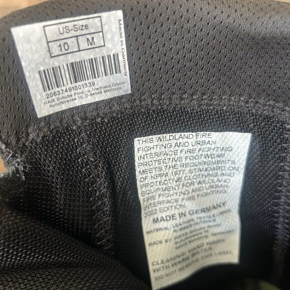 Haix Germany Missoula 2.1 Wildland Fire Fighter Boots Mens 10 M - Picture 5 of 12